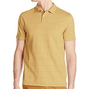 Van Heusen Men's Shorts-sleeve Windowpane Polo